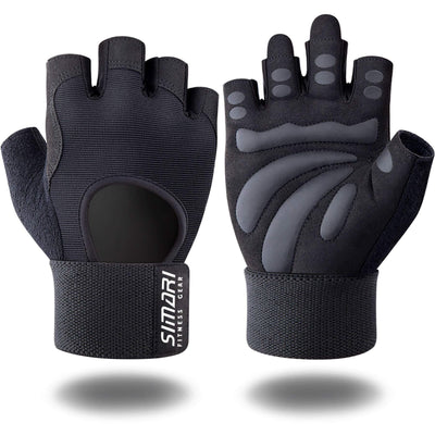 Men's Simplicity All-Match Sports Fitness Short Finger Gloves