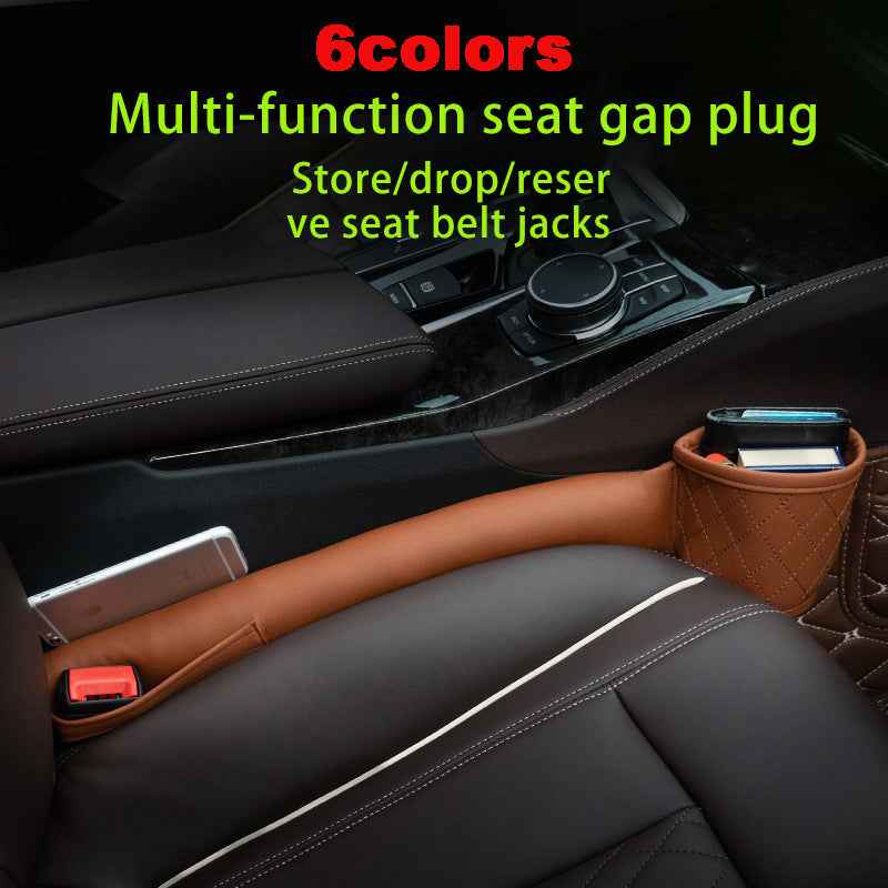 Leather Car Seat Gap Filler for Ultimate Comfort and Cleanliness