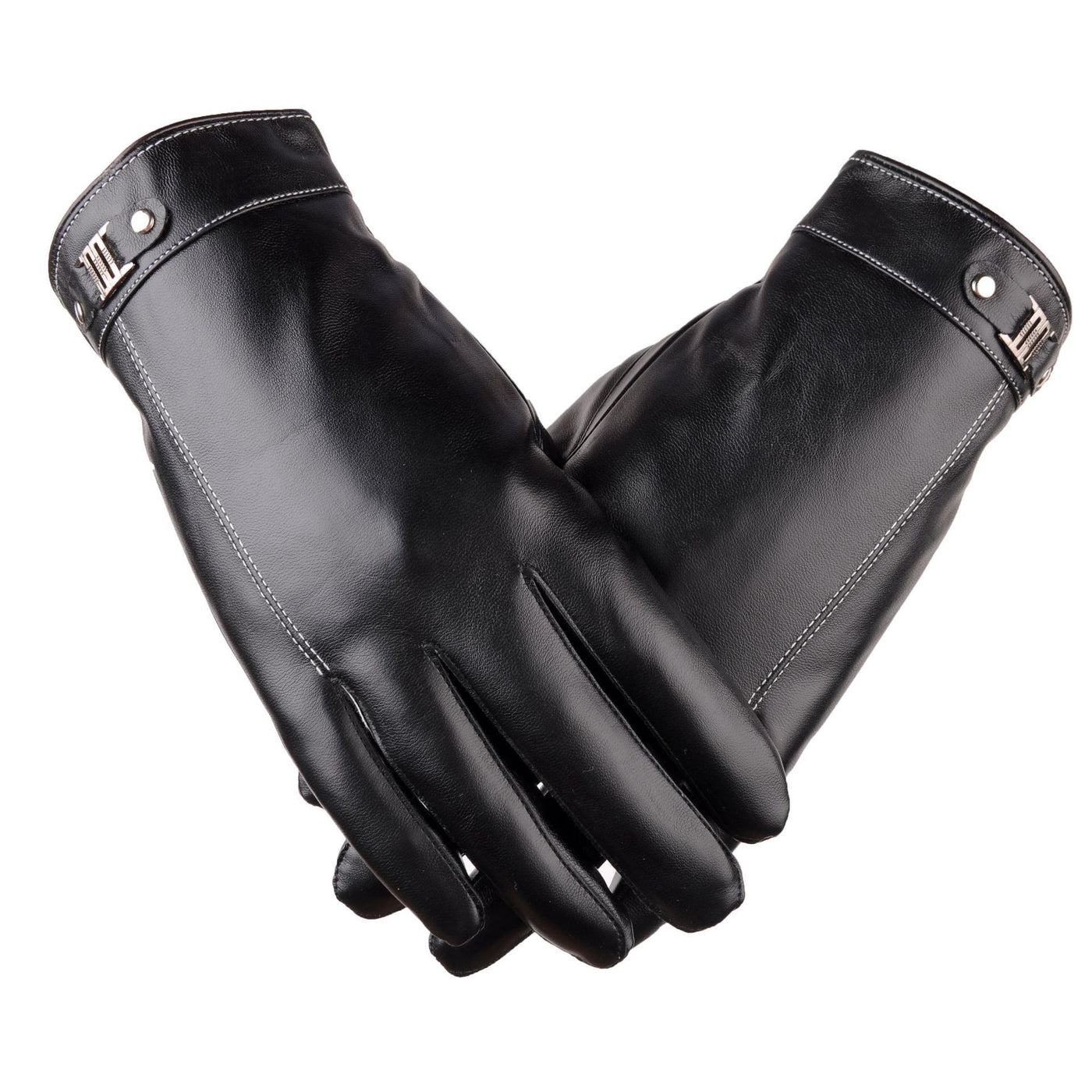 Men's Winter Outdoors Cycling Thickened Fleece-lined Warm Touch Screen Gloves