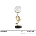 Light Luxury High-grade Crystal Dolphin Soft Home Decoration Desktop Ornaments