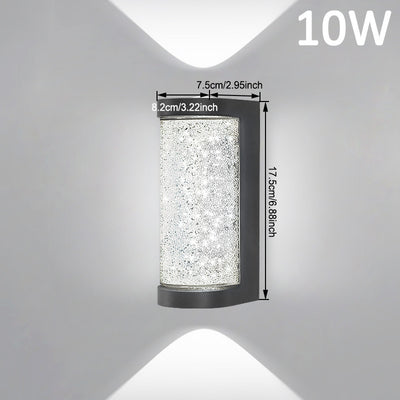 Indoor Crystal Wall Lamp Flashlight Modern Minimalist