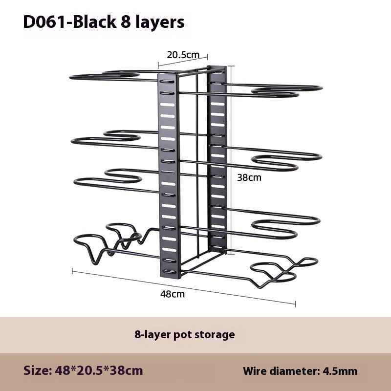Removable Folding Multi-functional Kitchen Rack