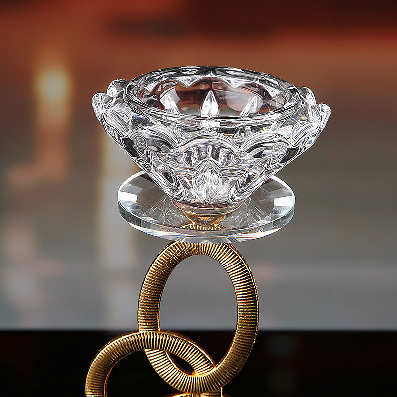 Ornament Hotel Desktop Decoration Romantic Candle Holder