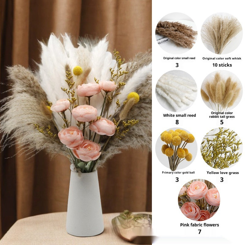 Home Decoration Wedding Ceremony Layout Arrangement Ornaments Dried Flowers Bouquet