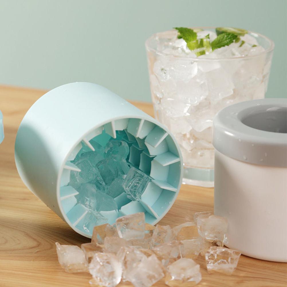 Silicone Cylinder Portable Ice Maker Bucket - Firebrands