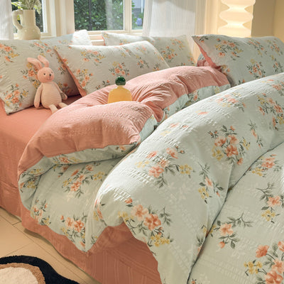 Ensemble de quatre pièces en coton filé nuage de classe A