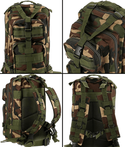 Tactical 25L Molle Backpack | Army Pack | MOLLE Bag Rucksack | Range