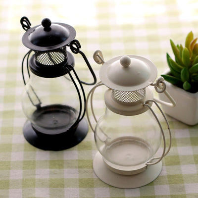 Retro Wrought Iron Lamp Candle Holder Home Decoration