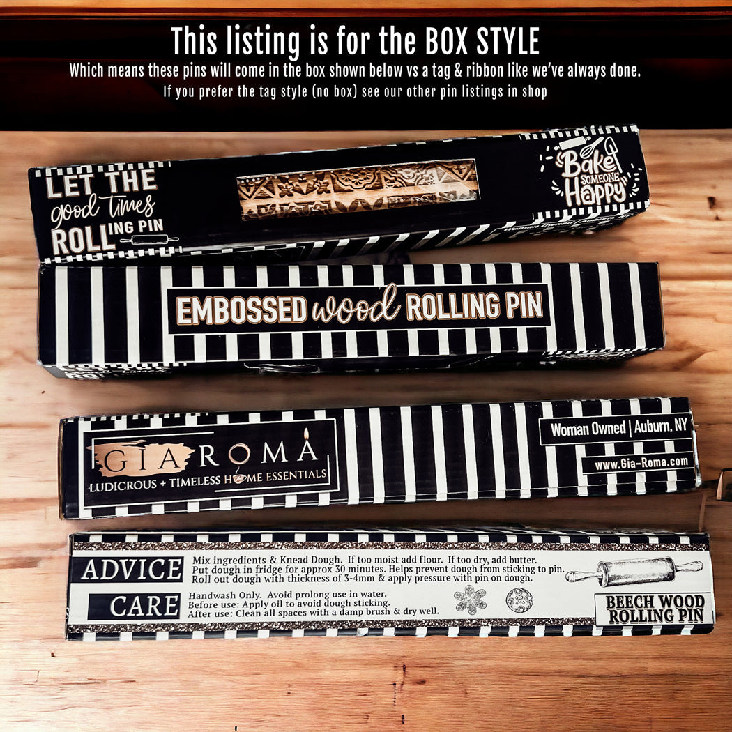 Rolling Pins - Box Style - Firebrands