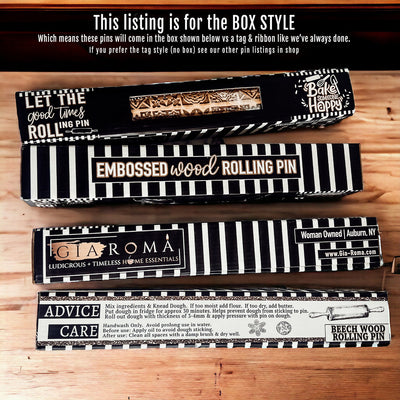 Rolling Pins - Box Style - Firebrands