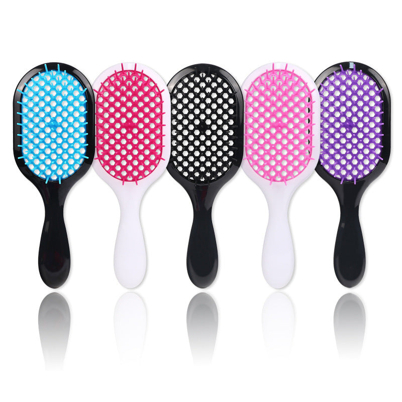 Hollow Comb Dry Wet Dual Purpose Honeycomb Hairdressing