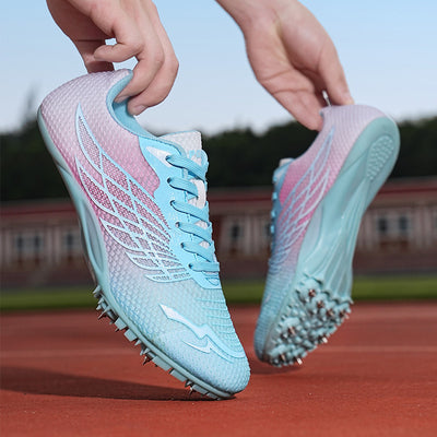 Male And Female Students Professional Competition Sports Track And Field Spiked Shoes