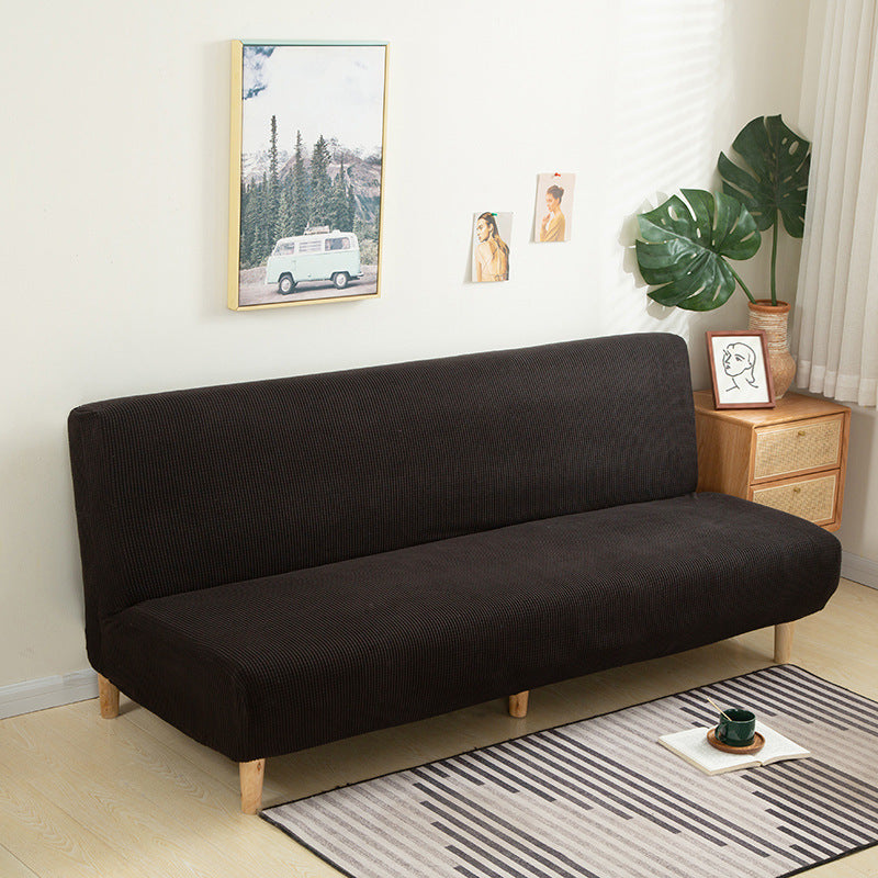 Housse de matelas universelle en velours de maïs uni pour canapé-lit