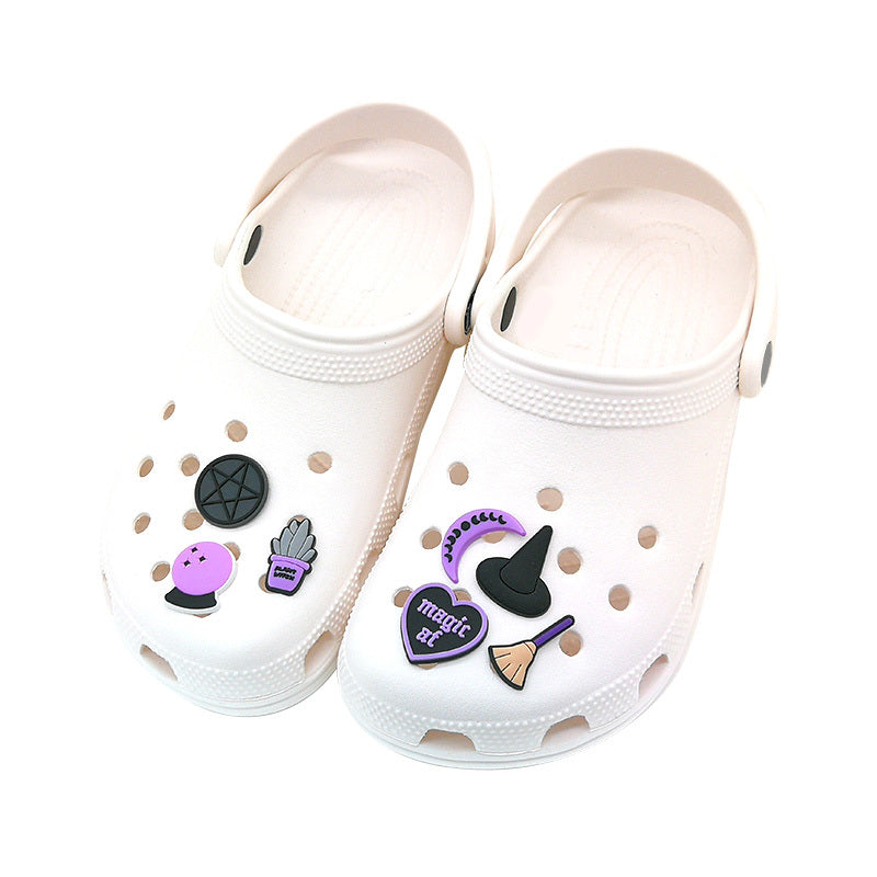 Flowers Buckle Top Decorations Removable Accessories