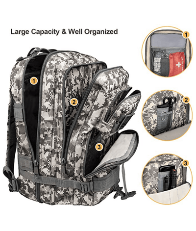 Tactical 25L Molle Backpack | Army Pack | MOLLE Bag Rucksack | Range