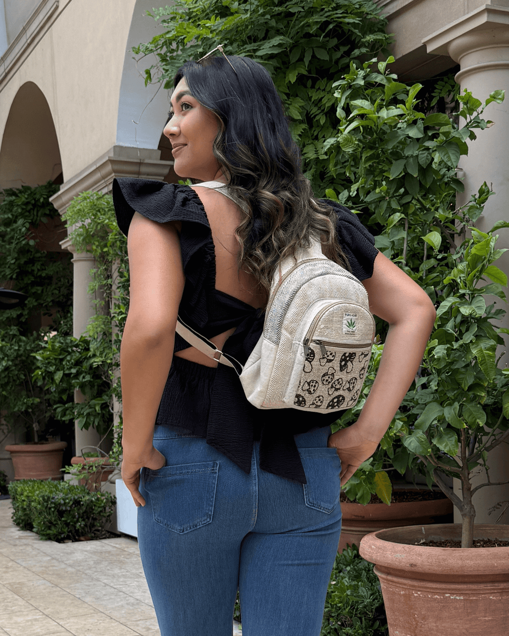 Kathmandu Collection Mini Hemp Mushroom Backpack - Firebrands