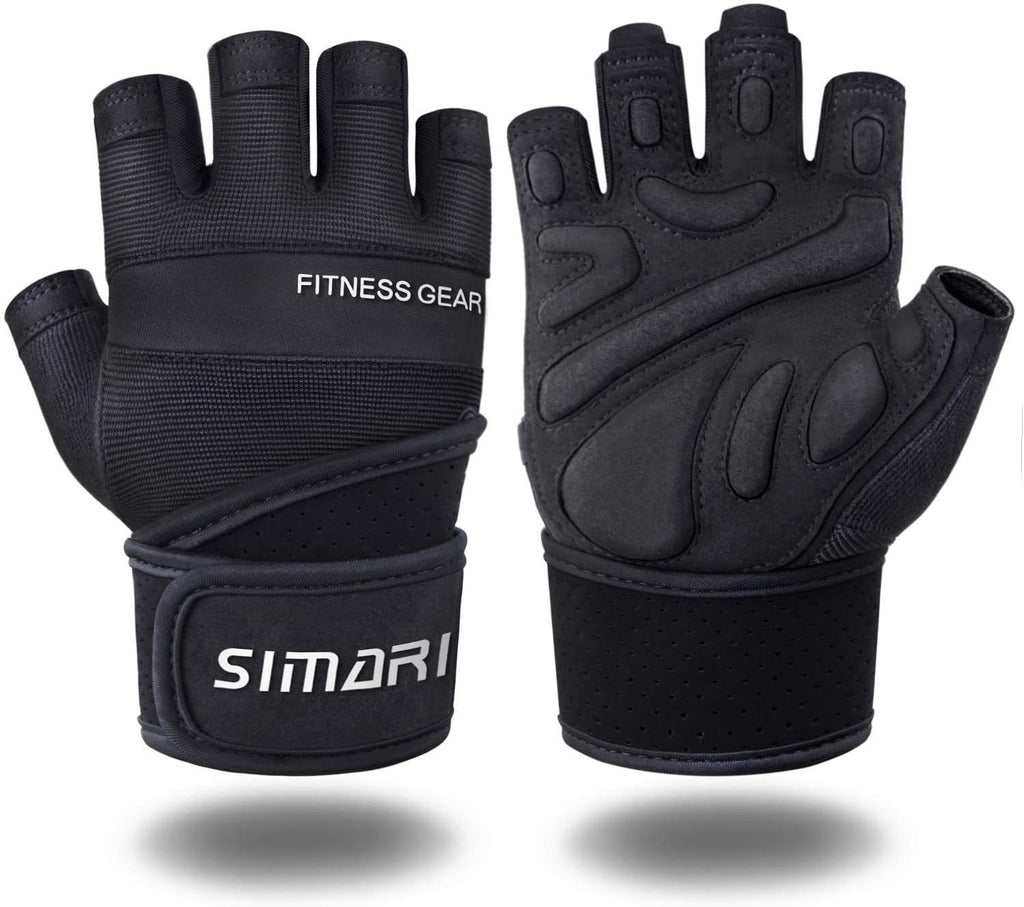 Men's Simplicity All-Match Sports Fitness Short Finger Gloves
