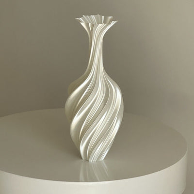 Artistic Abstract Vase Twisted Retro Flower Arrangement Decorative Ornament