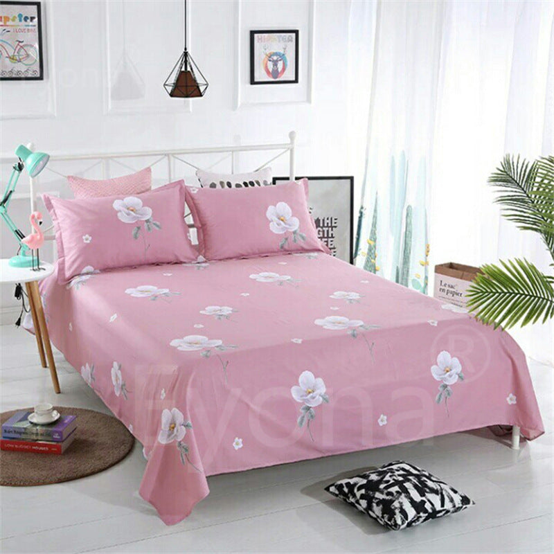 Single Double Bed Cartoon Bed Sheets Single Piece