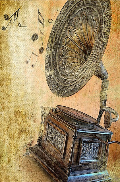 Tableau sur toile vintage antique