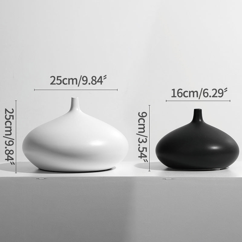 Modern Simple Ceramic Vase Decoration Arrangement Flower Dried Flowers