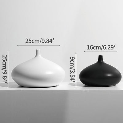 Modern Simple Ceramic Vase Decoration Arrangement Flower Dried Flowers