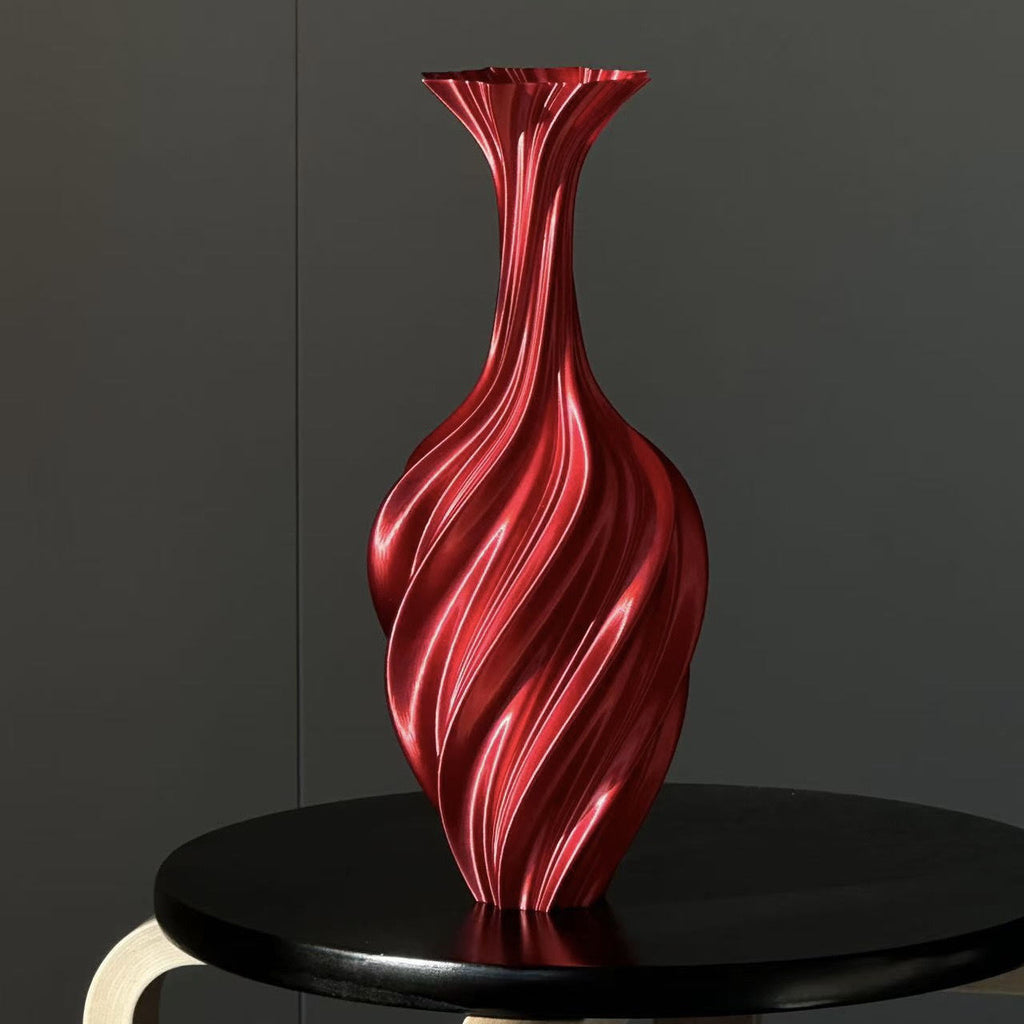 Artistic Abstract Vase Twisted Retro Flower Arrangement Decorative Ornament
