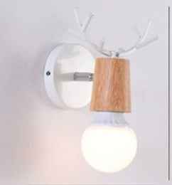 Nordic Modern Antlers Wall Lamp Creative Macaron Aisle Corridor