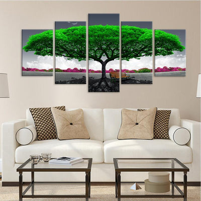 Peinture sur toile « Quintuplet Mode Maison »