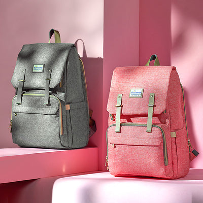 Canvas Diaper Bag Travel Backpack - Firebrands