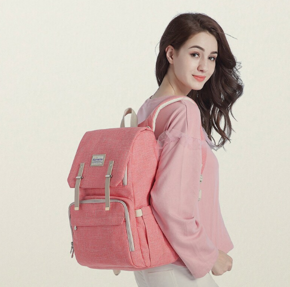 Canvas Diaper Bag Travel Backpack - Firebrands