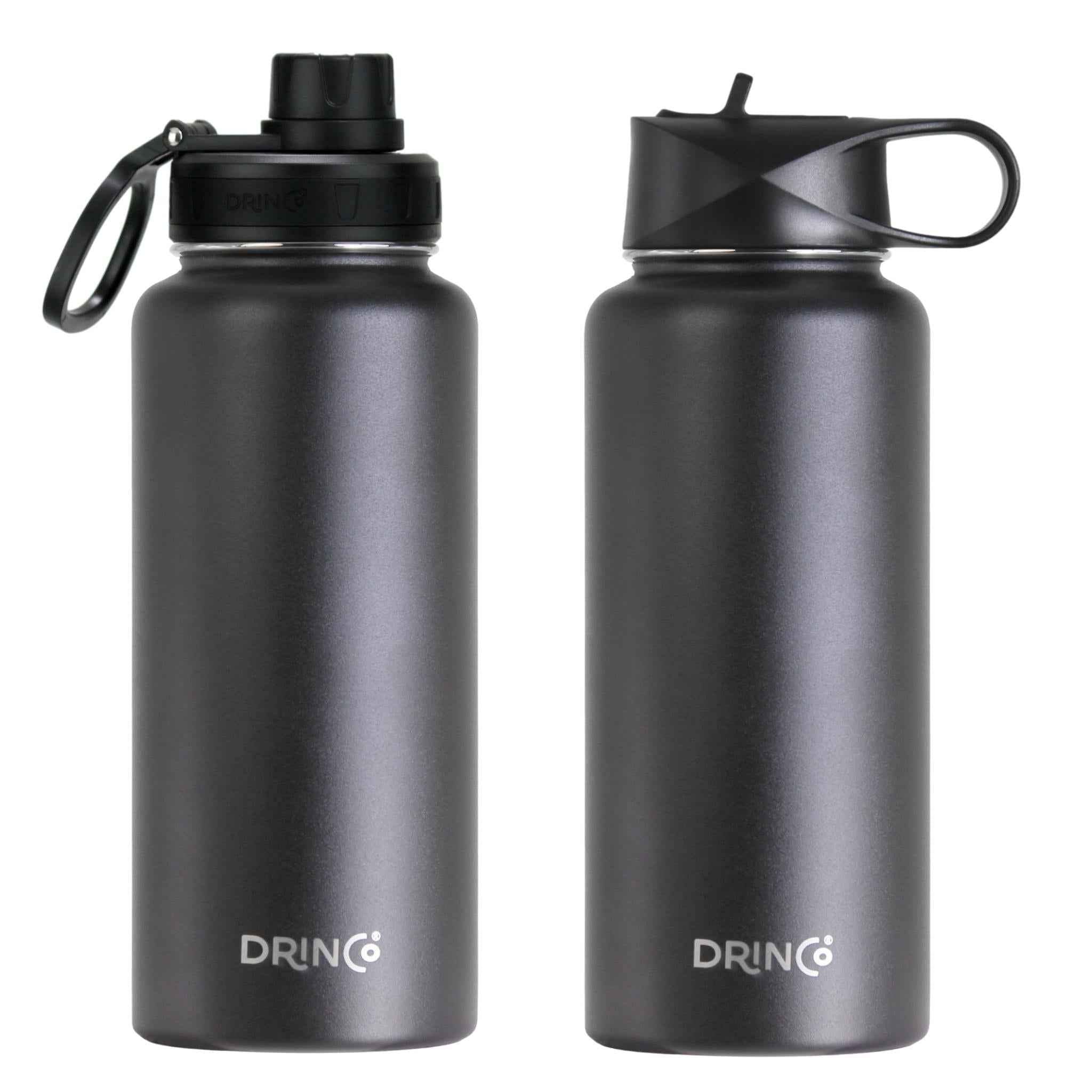 Stainless Steel Water Bottle - Black
