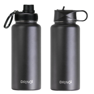DRINCO® 32oz Stainless Steel Water Bottle - Black - Firebrands