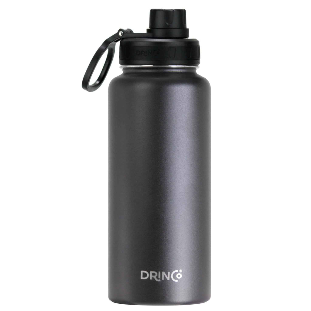 Stainless Steel Water Bottle - Black