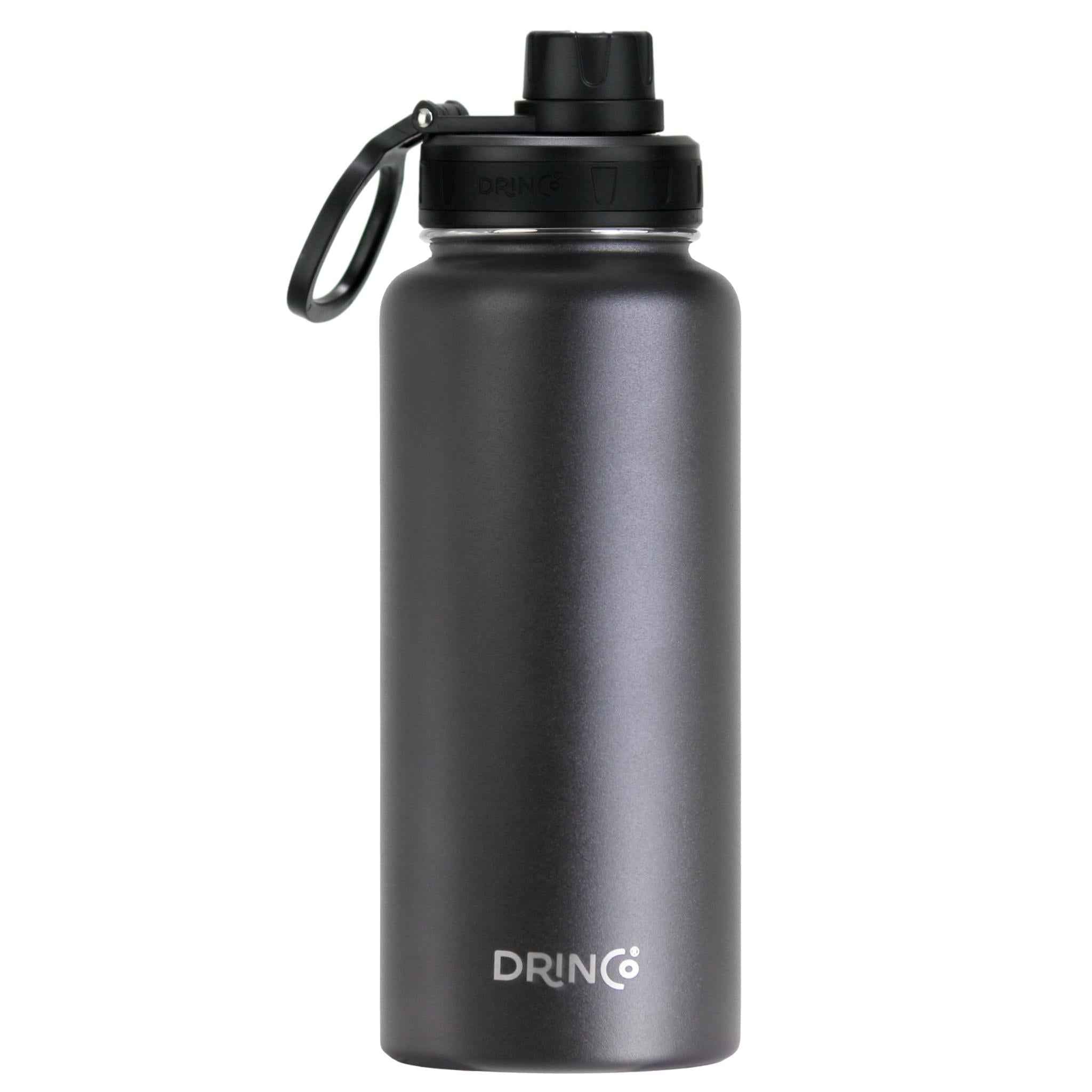 Stainless Steel Water Bottle - Black