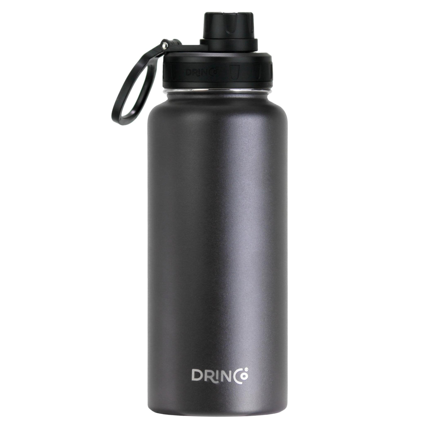 DRINCO® 32oz Stainless Steel Water Bottle - Black - Firebrands