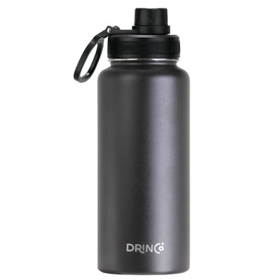 DRINCO® 32oz Stainless Steel Water Bottle - Black - Firebrands