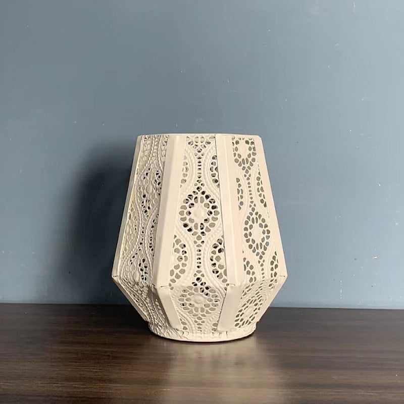 Morocco Candle Holder Retro Hollow Pattern
