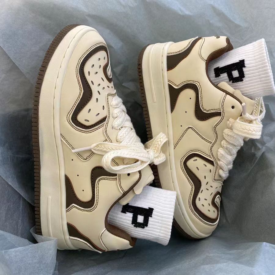 Men And Women Fashion Thick Bottom Casual Sports Shoes