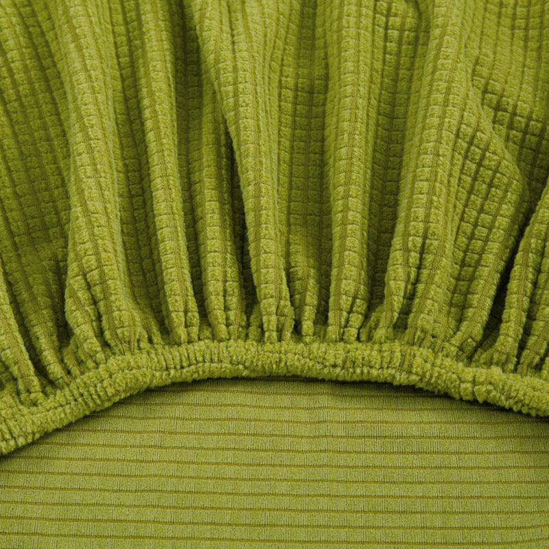 Housse de matelas universelle en velours de maïs uni pour canapé-lit