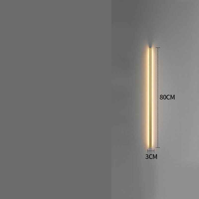 Simple Modern Minimalist Long Strip Living Room Grille Wall Lamp