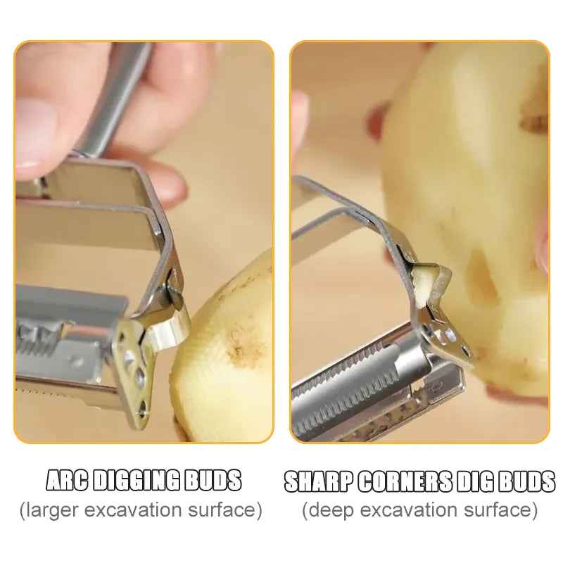 Stainless Steel Vegetable Peeler for Effortless Kitchen Prep