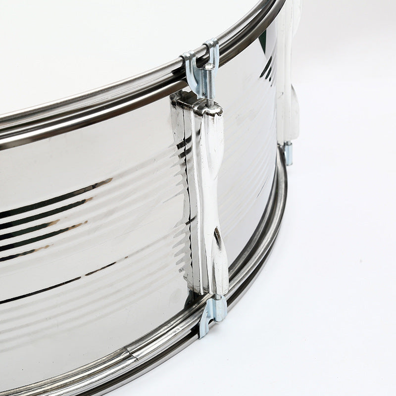 Side Drum Stainless Steel Band Percussion Instrument Drum Team Practice