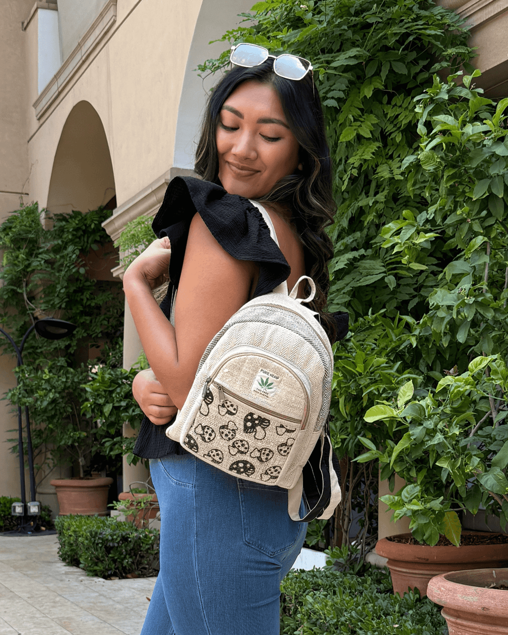 Kathmandu Collection Mini Hemp Mushroom Backpack - Firebrands