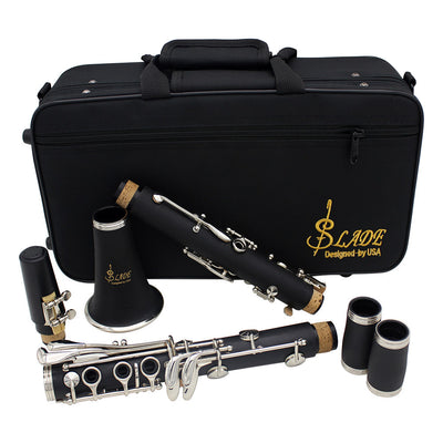 Clarinet Bakelite Nickel Plated Clarinet 17 Key Beginner Grade Test Playing Instrument