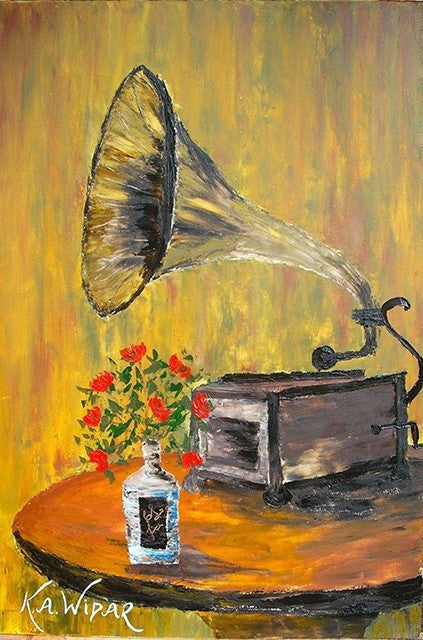 Tableau sur toile vintage antique