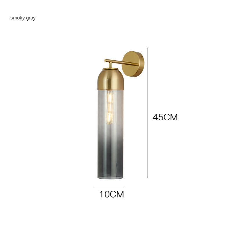 Applique murale en verre créative postmoderne nordique pour salon