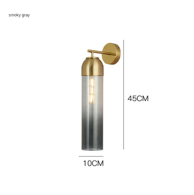 Applique murale en verre créative postmoderne nordique pour salon