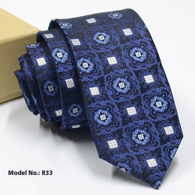 Fashion Exquisite Jacquard Tie Wedding Groom