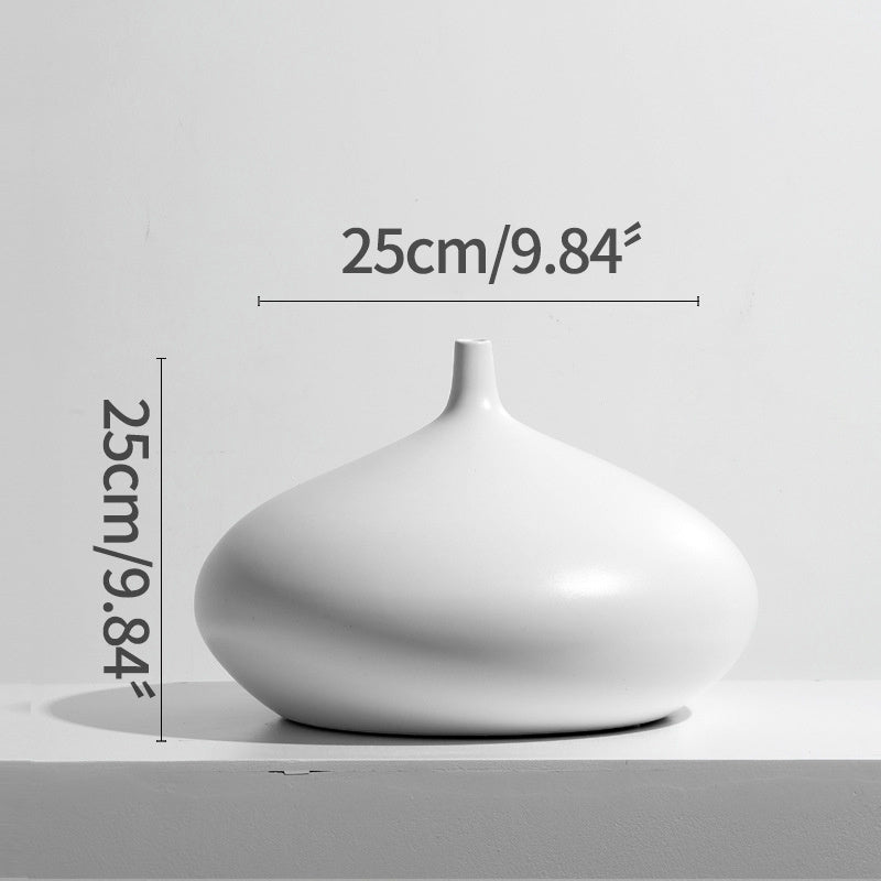 Modern Simple Ceramic Vase Decoration Arrangement Flower Dried Flowers